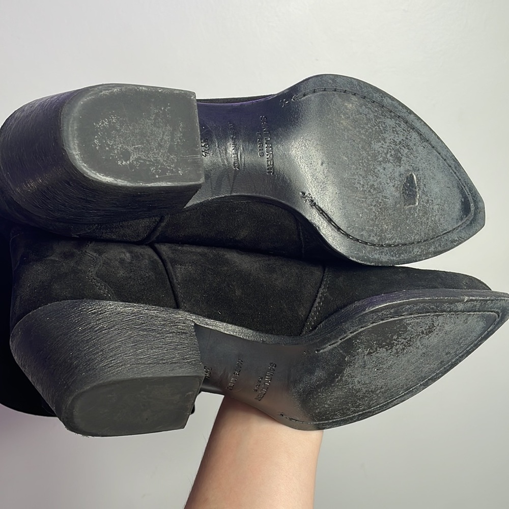 Saint Laurent | 40mm Lukas Western Boots - Picture 16 of 17